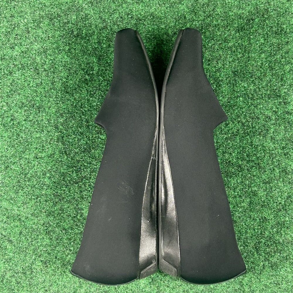 Vionic Powell Demi Wedge Loafer Black Orthaheel Slip on Shoes Womens 10 Low Heel - Picture 6 of 11